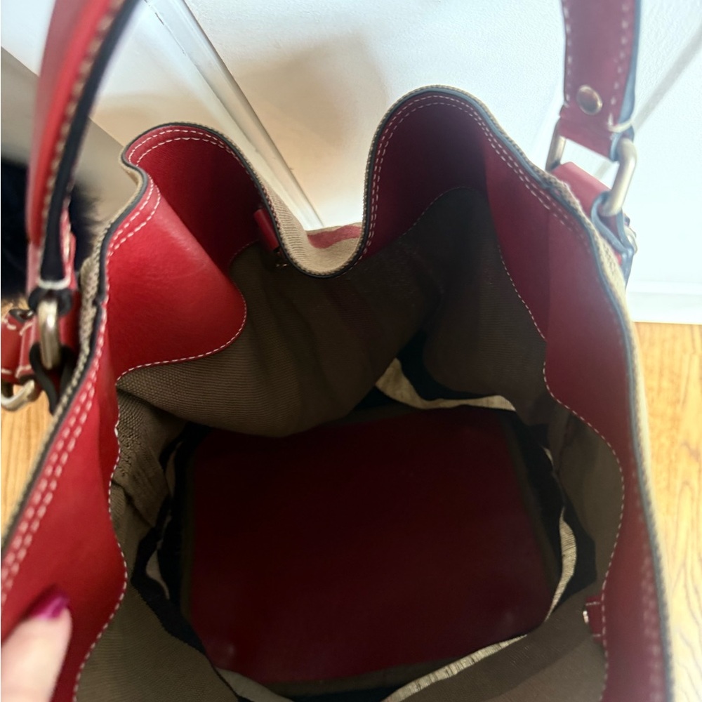 Burberry Ashby Medium Canvas Check Hobo Bag. - Picture 11 of 13